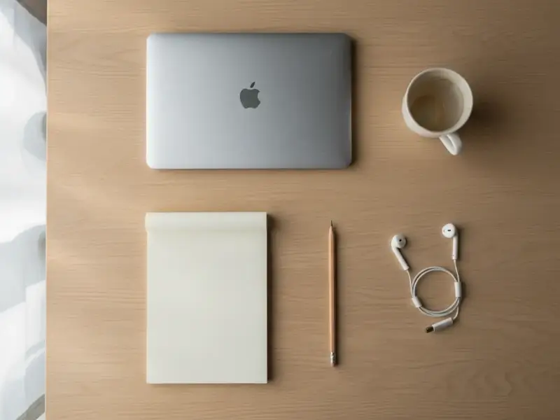 Top-down workspace lay-flat