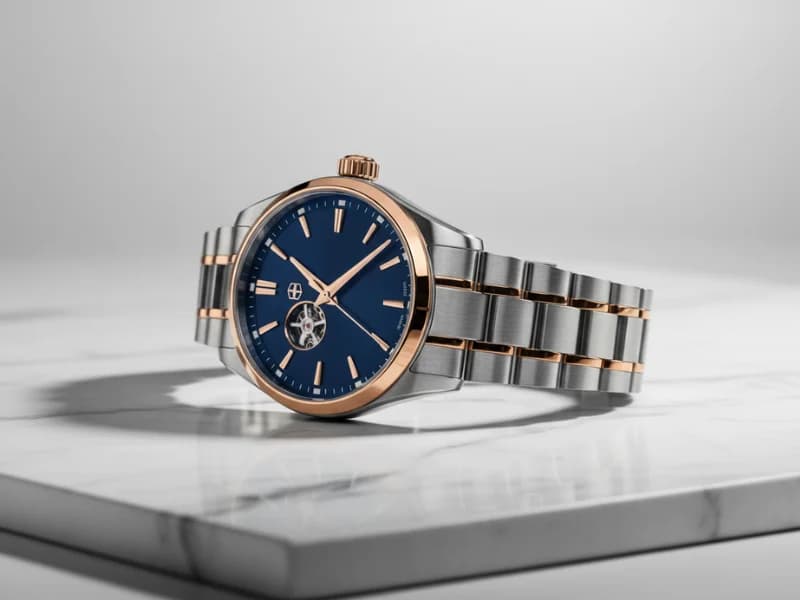 Professional 4K product photography of luxury watch generated by Seedream 4.0 text-to-image AI