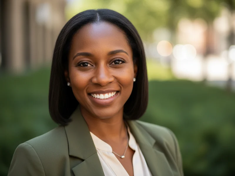 Natural portrait photo showing enhanced skin texture and professional quality