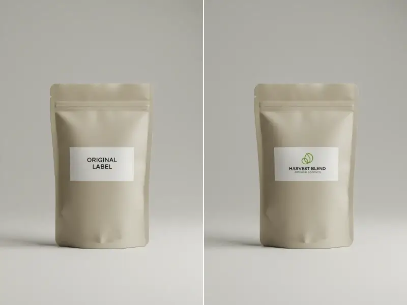 Product label swap