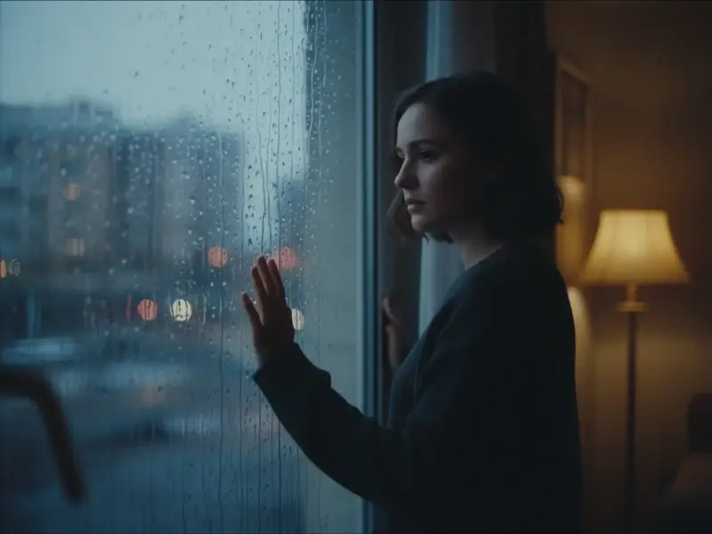 Cinematic drama scene